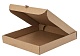 Коробка картонная для пиццы 250x250x40мм 140гр Т-22 Е Гофрокартон цвет Бурый/Бурый Эдв (х1/50)